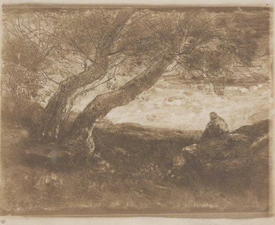 Der Träumer von Jean Baptiste Camille Corot