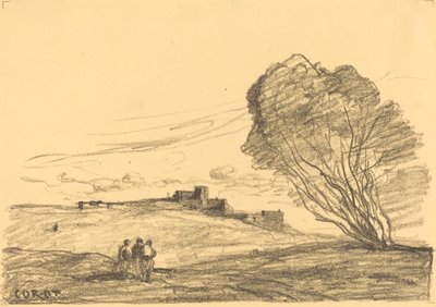 Das isolierte Fort Le Fort detache, 1874 von Jean Baptiste Camille Corot
