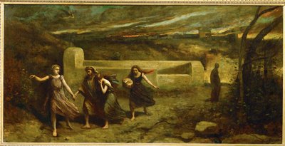 Die Zerstörung von Sodom von Jean Baptiste Camille Corot