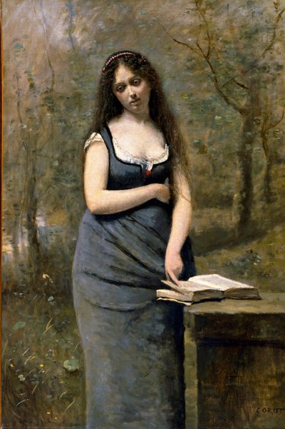 Velleda von Jean Baptiste Camille Corot