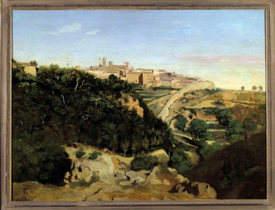 Volterra, das Municipe. von Jean Baptiste Camille Corot