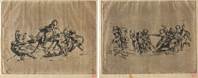 Bacchanal mit Kindern und Esel von Jean Baptiste Carpeaux