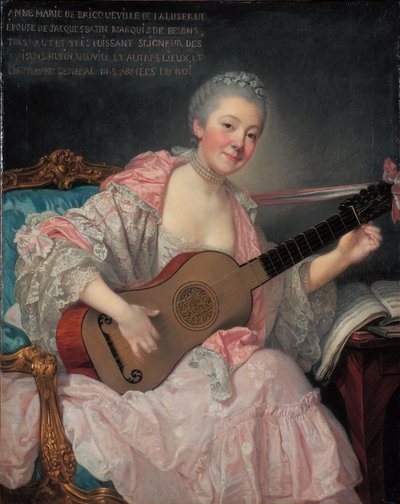 Anne-Marie de Bricqueville de Laluserne, Marquise de Bezons von Jean Baptiste Greuze