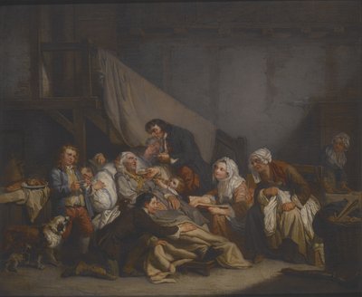 Tod eines alten Mannes von Jean Baptiste Greuze