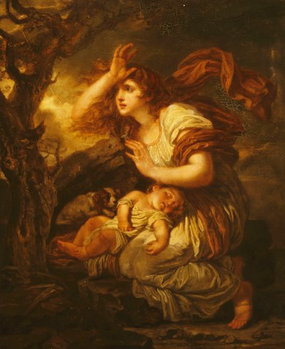 Angst vor dem Sturm von Jean Baptiste Greuze