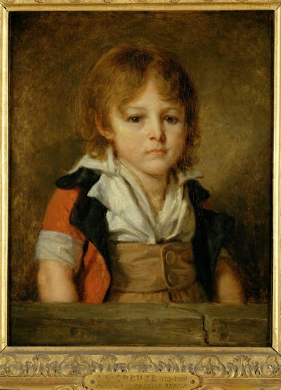 M. Bertin als Kind, später Maler und Journalist von Jean Baptiste Greuze