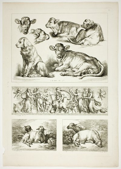 Tafel 20 von 38 aus Oeuvres de J. B. Huet von Jean Baptiste Huet