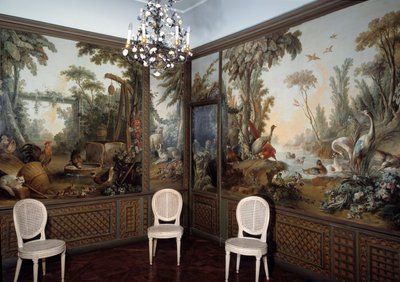 Ansicht des Demarteau-Wohnzimmers, dekoriert von Jean Baptiste Huet (1745-1811) von Jean Baptiste Huet