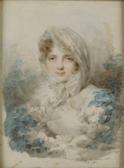Porträt von Ekaterina Pavlovna Bagration 1783-1857, geb. Skavronska von Jean Baptiste Isabey