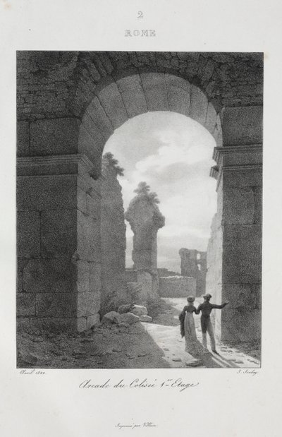 Reise nach Italien im Jahr 1822, 1833 von Jean Baptiste Isabey