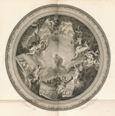 Kuppel des Salons des Krieges [Tafel 35] von Jean Baptiste Masse