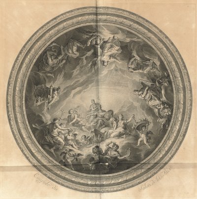 Kuppel des Salons des Friedens (Tafel 44) von Jean Baptiste Masse