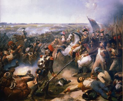 Schlacht von Fleurus, 16. Juni 1794, 19. Jahrhundert von Jean Baptiste Mauzaisse