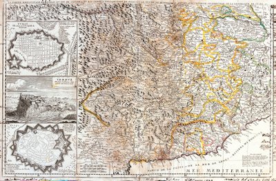 Karte der südlichen Gebiete des Herzogs von Savoyen, Italien von Jean Baptiste Nolin