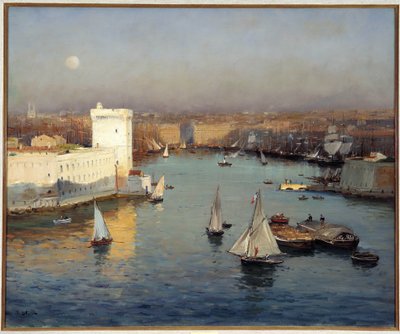 Blick auf den Alten Hafen von Marseille vom Pharo von Jean Baptiste Olive
