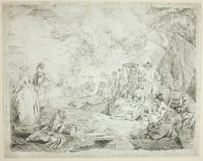 Ruhende Truppen von Jean Baptiste Pater