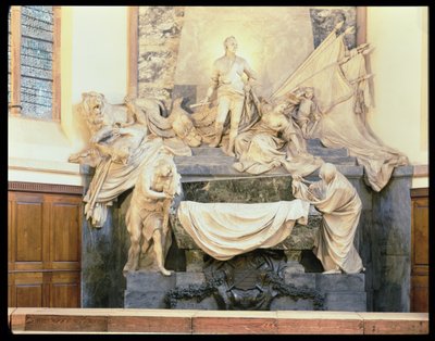 Grabmal von Marschall Maurice de Saxe, 1756-77 von Jean Baptiste Pigalle