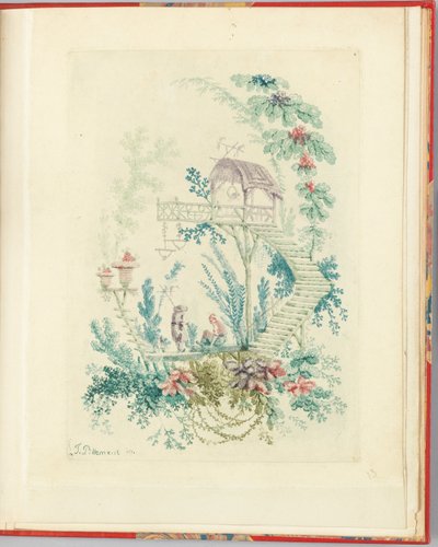 Ornamentales Design aus Nouvelle suite de cahiers chinois a l