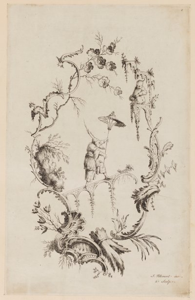 Tafel 2, aus "A New Book of Chinese Ornaments" von Jean Baptiste Pillement