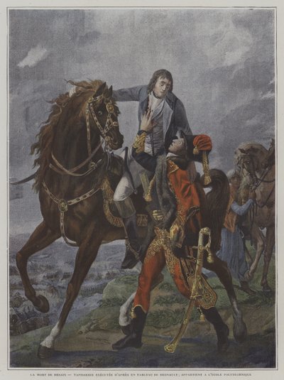 Der Tod von General Desaix in der Schlacht von Marengo, 1800 von Jean Baptiste Regnault