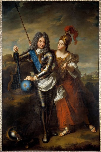 Porträt des Regenten Philipp II. Herzog von Orléans und Marie Magdeleine de La Vieuville, Gräfin von Parabère von Jean Baptiste Santerre