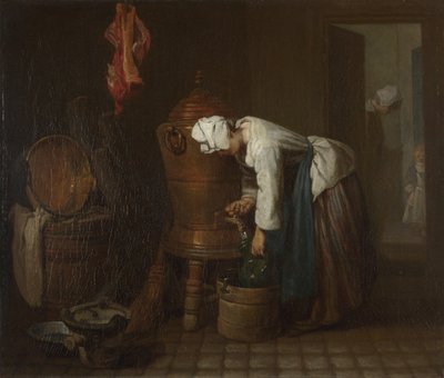 Der Wasserzisterne, 1733 von Jean Baptiste Simeon Chardin