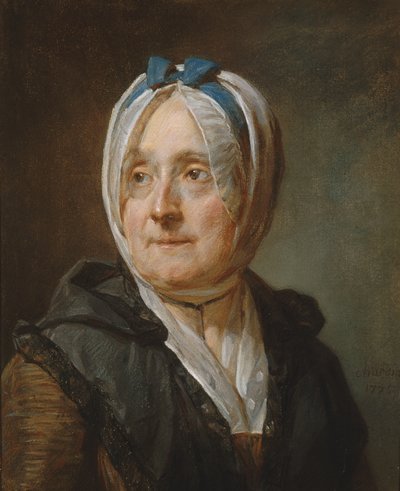 Porträt von Madame Chardin, 1775 von Jean Baptiste Simeon Chardin
