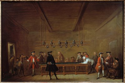 Die Pool-Party. Gemälde von Jean Baptiste Simeon Chardin (1699-1779) 1725 von Jean Baptiste Simeon Chardin