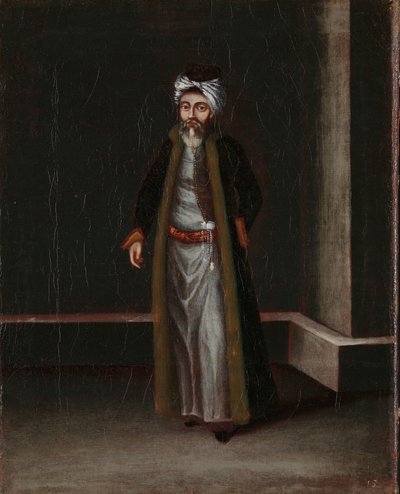 Ein jüdischer Geldwechsler von Jean Baptiste Vanmour (workshop of)