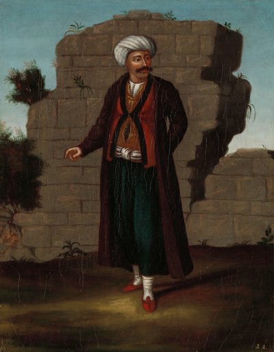 Mann von der Insel Mykonos von Jean Baptiste Vanmour (workshop of)