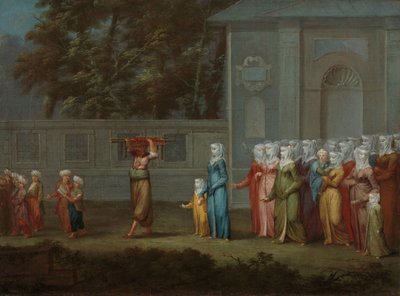 Der erste Schultag von Jean Baptiste Vanmour