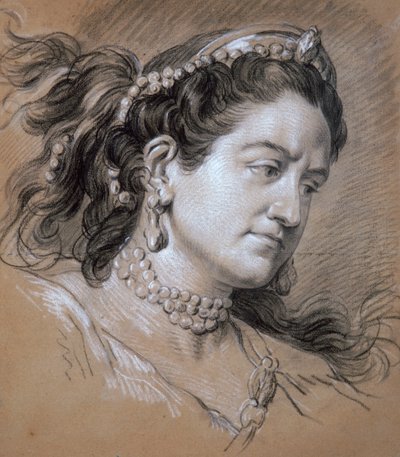 Porträt einer Frau, 18. Jahrhundert von Jean Baptiste van Loo