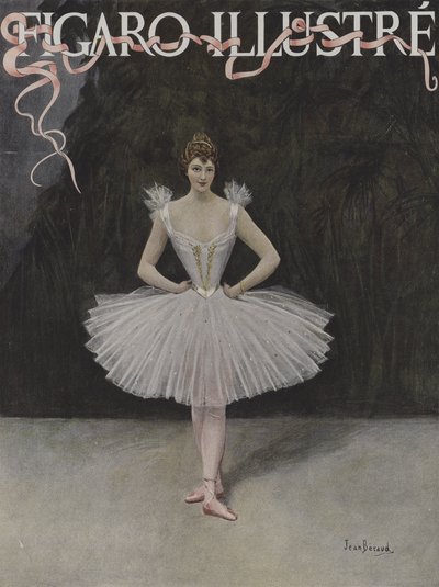 Die Tänzerin. Titelbild von Le Figaro Illustre, Februar 1895 von Jean Beraud