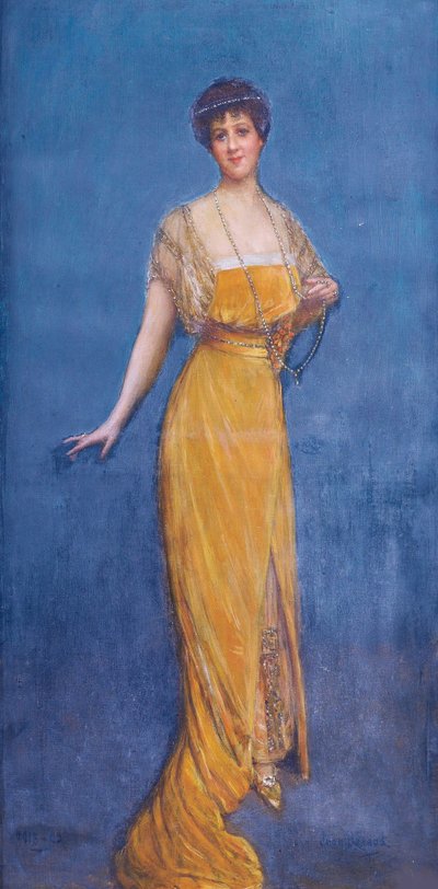 Porträt von Madame Blanche Vesnitch, geb. Ulman von Jean Beraud