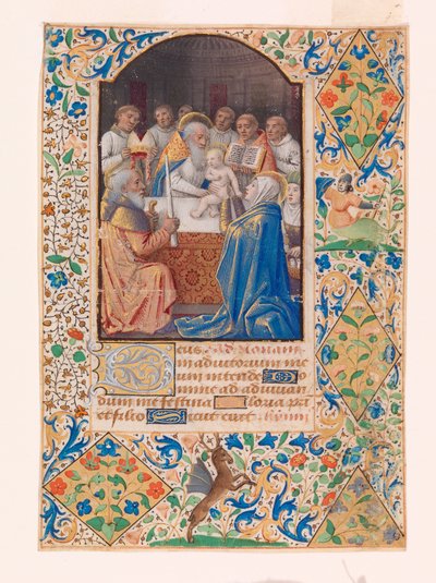 Die Beschneidung Christi, aus einem Stundenbuch von Jean Bourdichon