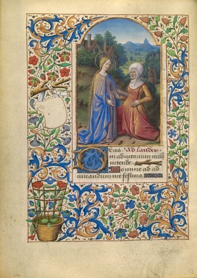 Die Heimsuchung von Jean Bourdichon