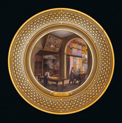 Papiers Peints, Laboratoire, Magasin, ca. 1820-35 von Jean Charles Develly