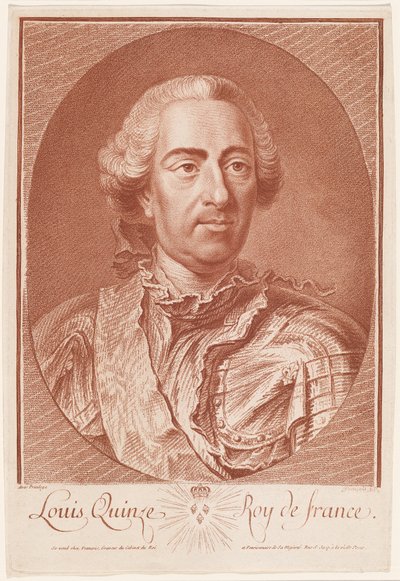 Ludwig der Fünfzehnte, König von Frankreich (Louis XV) von Jean Charles François