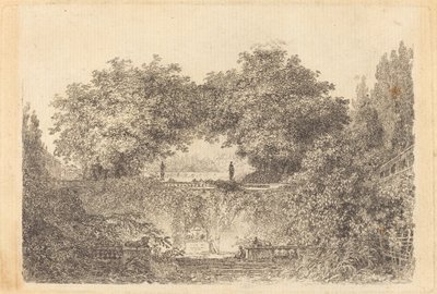 Der kleine Park von Jean Claude Richard de Saint Non after Jean Honoré Fragonard