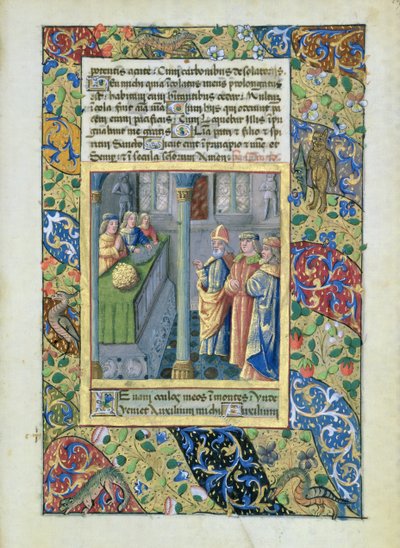 Der Orden vom Goldenen Vlies aus den Stundenbuch von Louis d