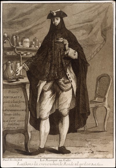 Titelseite aus Divers Portraits, veröffentlicht 1775 (Radierung) von Jean David Genois
