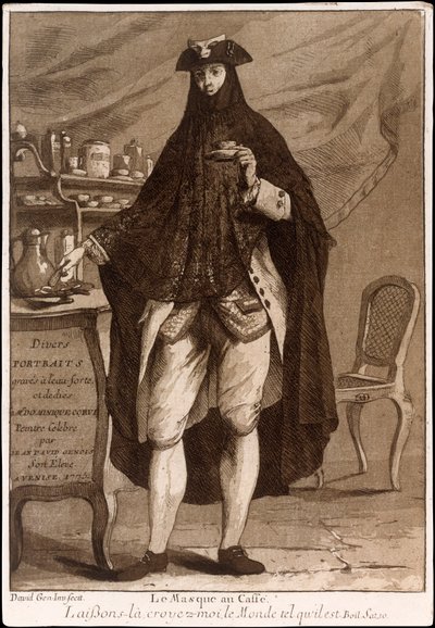 Titelseite aus Divers Portraits, veröffentlicht 1775 von Jean David Genois