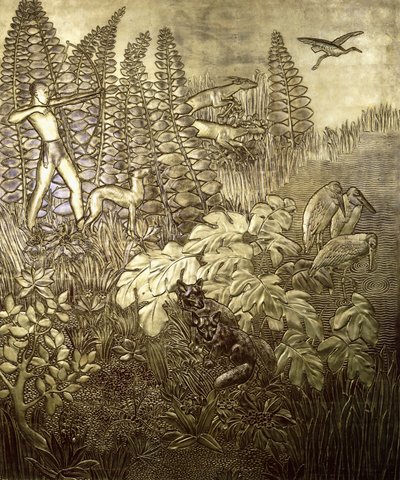 Die Jagd, ca. 1934 von Jean Dunand