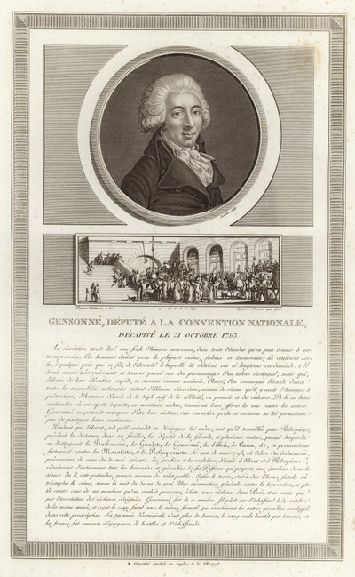 Porträt von Armand Gensonne von Jean Duplessi Bertaux