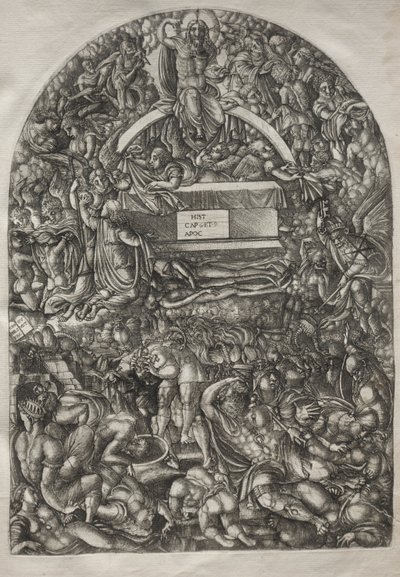 Die Apokalypse: Ein Stern fällt und öffnet die Hölle, 1546-1556 von Jean Duvet