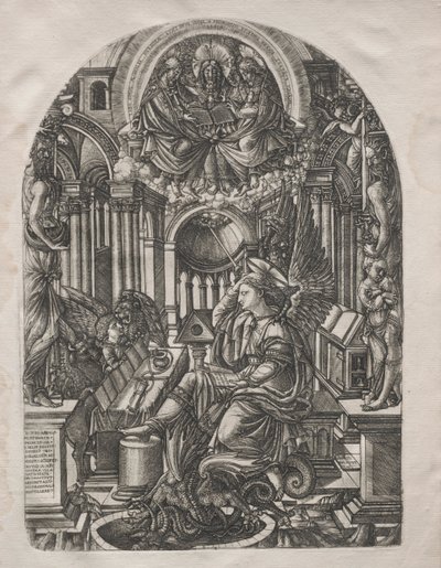 Die Apokalypse: St. Johannes auf der Insel Patmos, 1546-1556 von Jean Duvet