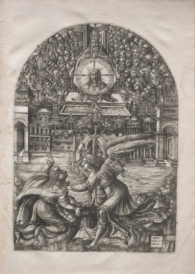 Die Apokalypse: Der Engel zeigt St. Johannes die Quelle des lebendigen Wassers, 1546-1556 von Jean Duvet
