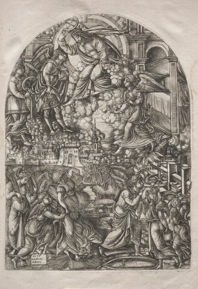 Die Apokalypse: Die Kelter des Zornes Gottes, 1546-1556 von Jean Duvet