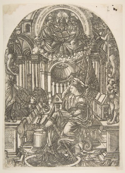 Die Offenbarung des Heiligen Johannes des Evangelisten, aus der Apokalypse von Jean Duvet