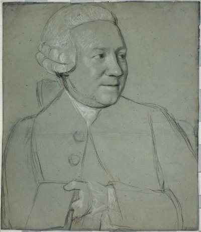 Porträt eines Mannes, der ein Buch hält, nach rechts gewandt von Jean Étienne Liotard